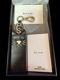 【未使用】Paul Smith キーホルダー（猫）本革／正規品