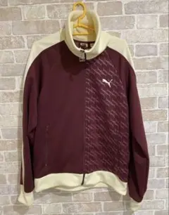 オールド プーマ ジャージトラックジャケットMライン 90sハイネック Lサイズ