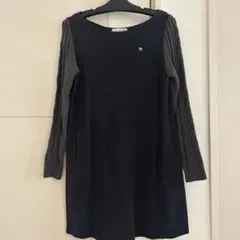 Arnold Palmer ネイビー 長袖ワンピース