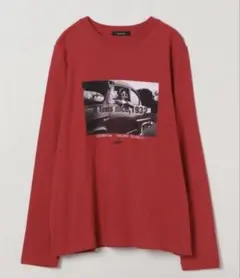 JEANASIS 長袖カットソー レッドのサムネイル