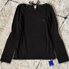 【タグ付き✨】バーバリーブラックレーベル　カットソー　長袖　ホースロゴ刺繍　38