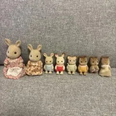シルバニアファミリー 人形セット 8体