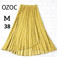 OZOC 38 花柄プリーツスカート イレヘム ロングスカート　オゾックのサムネイル