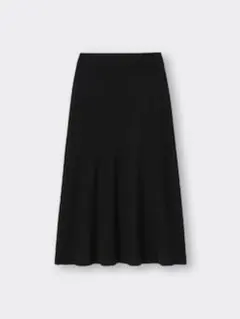 GU リブフレアニットスカートz