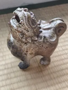 信楽焼　高橋楽斉 作　唐獅子　香炉