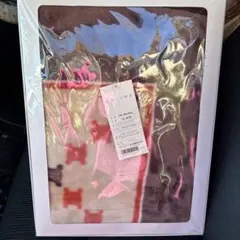 CELINE 茶オレンジ模様 ブランケット 140x100cm