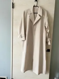 【美品】KBF+ 着用1、2回トレンチコート ホワイトグレー　スプリングコート