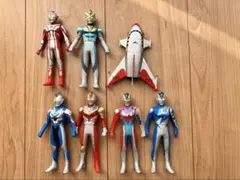 ウルトラマンフィギュアセット（6体+宇宙船）