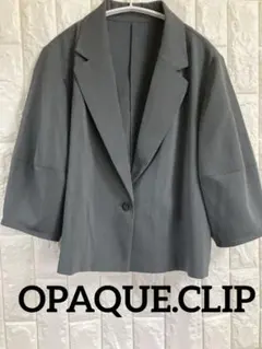 【OPAQUE.CLIP 】値下げ⭐︎ジャケット⭐︎ショート丈⭐︎夏用⭐︎のサムネイル