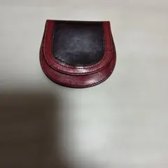 WACO小銭入れ赤(暗め)✖️茶色