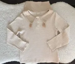 バースデイ　cottoli セーラーカラー　ボーダートップス　120