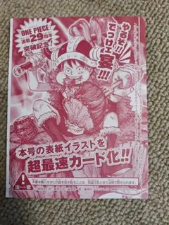 ONE PIECE 連載29周年記念 付録カード - メルカリ