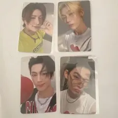 enhypen ヒスン　ソヌ　ジェイ　ニキ　weverse特典トレカ　４枚
