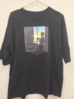 キヨ猫Tシャツ黒（夜明け）メンズ
