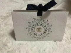 CHANEL ギフト袋 ホワイト スパークル