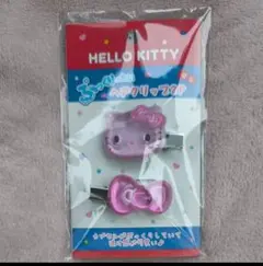 ぷっくりったい　ヘアクリップ　ハローキティー