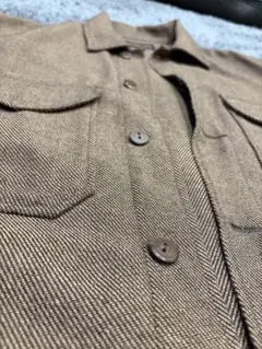 超美品PENDLETONアーバンリサーチヘリンボーンシャツ ジャケット茶メンズL