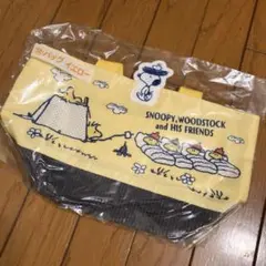 スヌーピー　ウッドストック　くじ　バッグ　イエロー
