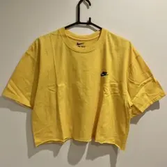 【used】Nike クロップドTシャツ イエロー