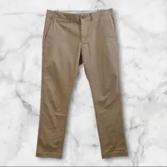 GLOBAL WORK グローバルワーク ストレッチチノパン ベージュ L