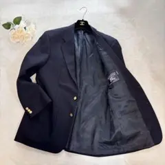 Burberry バーバリー　テーラードジャケット　紺ブレ　金ボタン　50Rのサムネイル