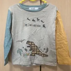 恐竜 I'm Doraemon 長袖カットソー　110cm