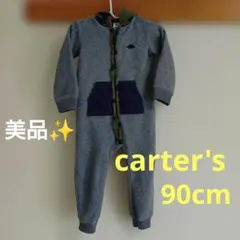 carter's フリースロンパース グレー 24ヶ月 90cm