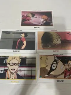 ハイキュー ゴミ捨て場の決戦展 ポストカード 5枚