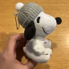 スヌーピー ぬいぐるみ キーチェーン付き