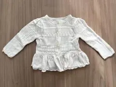 Ralph Lauren ベビー カーディガン 6M ホワイト