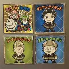 スパイファミリーマンチョコシール アーニャ&ボンド&ゼウス他4枚セット