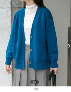 【本日のみ値下げ】FORK&SOON カーディガン BLUE