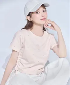 ミシェルマカロン ビジューサイドリボンtシャツのサムネイル