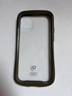 iFace iPhone 12mini カーキ