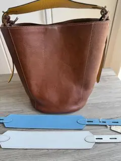 【おまけ付き】ゲンテン　バケツ型　ショルダー　バッグ