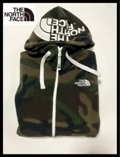 THE NORTH FACE 迷彩柄 フルジップパーカー　美品　ザノースフェイス