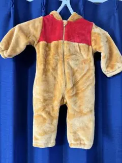 フリース フード付き着ぐるみ プーさん95cm未満