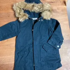 X-girl モッズコート キッズ アウター　ブラック　100cm