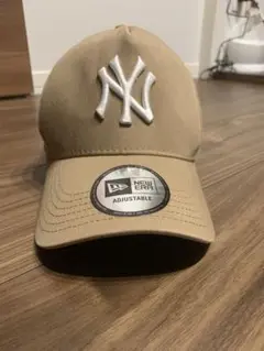 美品　NEW ERA 9TWENTY ベージュキャップ ニューヨーク・ヤンキース