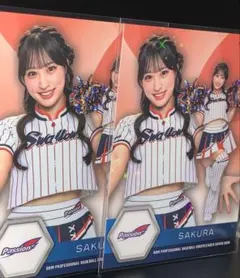 SAKURA Passion パッション スワローズ チア カード ホロパラレル