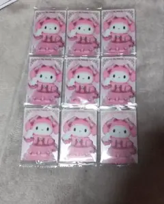 サンリオ ツインウエハース2 ライブキャラクターver.　マイメロディ　９枚