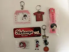 ハイキュー!! 黒尾鉄朗 音駒 キーホルダー 缶バッジ グッズセットのサムネイル