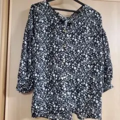 EVERY VERY NICE CLAUP 花柄七分袖シャツ