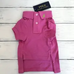 犬用　POLO RALPH LAUREN 犬服　ポロシャツ　ピンク　Mのサムネイル