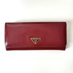 PRADA 本店限定 エナメル 長財布