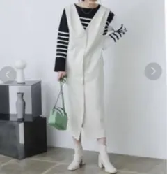 センスオブプレイス　フロントボタンジャンパースカート