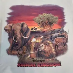 90s USA製 Disney ANIMAL KINGDOM アニマルTのサムネイル