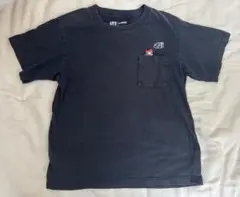 UNIQLOマリオ Tシャツ ブラック 140