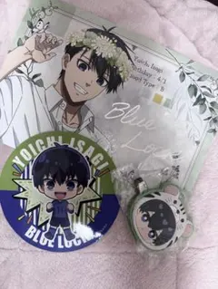 ブルーロック 潔世一 缶バッジ&ヘアピン&ポストカード セット
