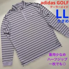 アディダス　ゴルフ　テーラーメイド　メンズ　ハーフジップ　長袖　トップス　LL